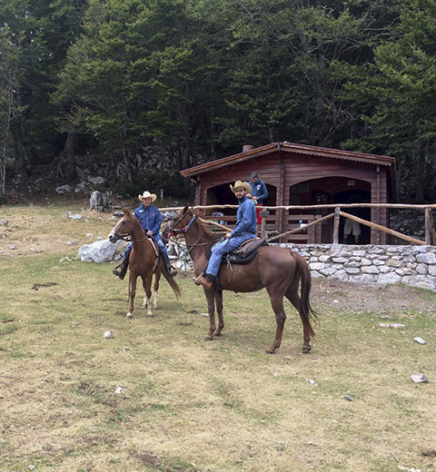 Passeggiata equestre al Piano Gaudolino