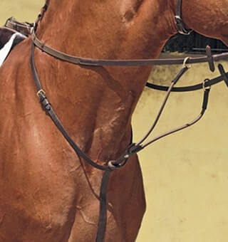 HARKA elastico Corazza removibile martingale Cavallo formazione di Qualità Redini 