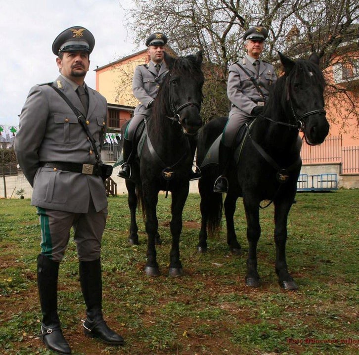 Carabinieri Forestali a cavallo