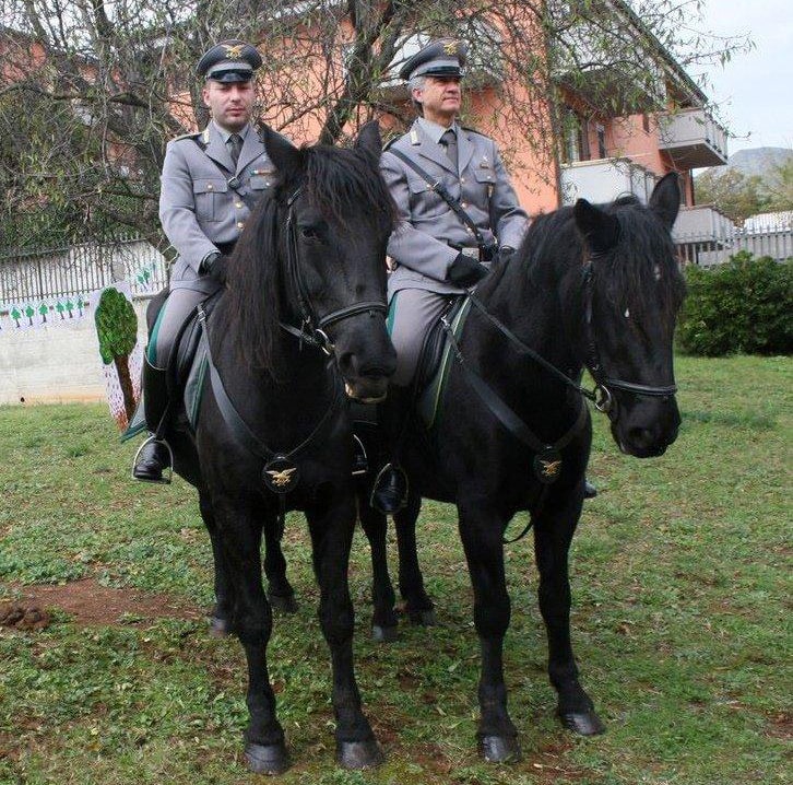 Carabinieri Forestali a cavallo